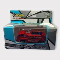 Küçük Metal İtfaiye Araçları 7 Cm - Arazöz