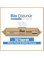 Sleepy Bio Yüzey Temizlik Havlusu 50 Adet Deniz Tuzu Yosun