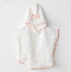 Andywawa AC25513 Love Family Müslin Bebek Panço Ekru