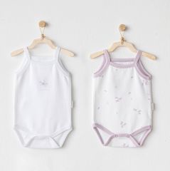 Andywawa AC25579 Magical Butterfly 2'Li Bebek Body White