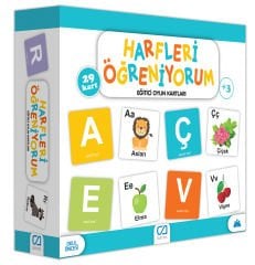 Games Harfleri Öğreniyorum Eğitici Oyun Kartları 29 Kart