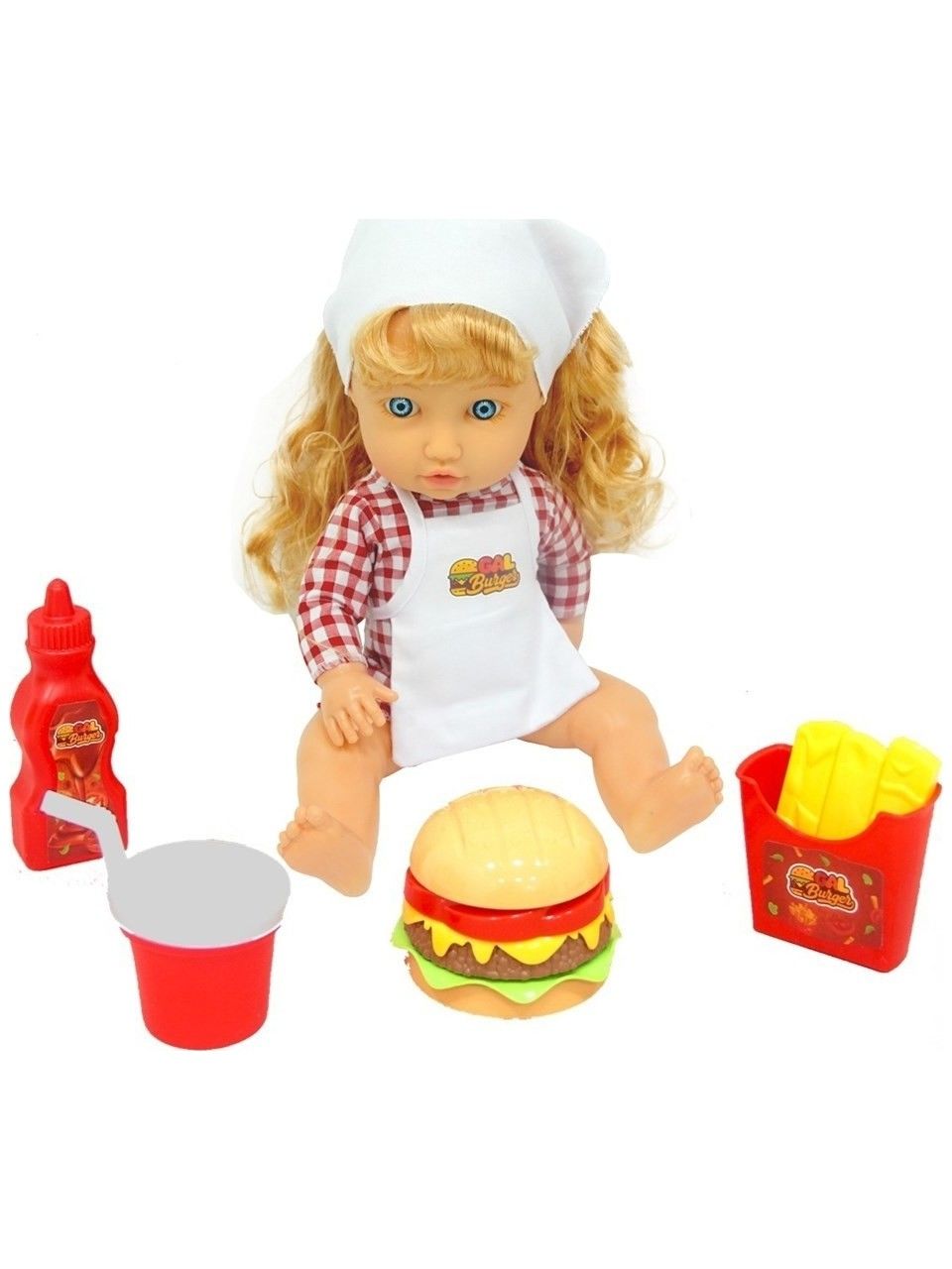 Galtoys Oyuncak Senoş Bebek Burger Yiyor