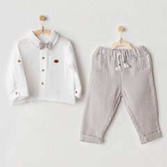 Andywawa AC25622 Ocean İs My Happy Place 2'Li Takım Grey