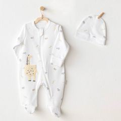 Andywawa AC25803 Little King Bebek Tulum Takım White