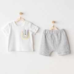 Andywawa AC25812 Little King 2'Li Bebe Takım Grey
