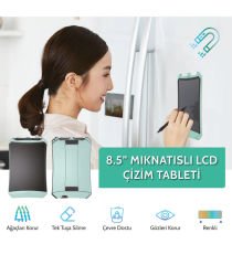 Xiaomi Wicue 8.5 LCD Dijital Mıknatıslı Renkli Çizim Tableti Su Yeşili