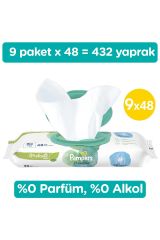 Prima Aqua Pure Islak Havlu Mendil 9lu 432 Yaprak