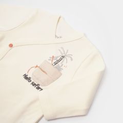 Bibaby Biorganic Hello Safari 5'Li Hastane Çıkış Seti 62334 Ekru Kiremit
