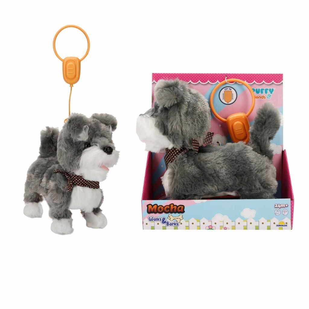 Peluş Yürüyen Sesli Köpek Mocha - FT-B024