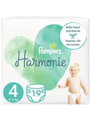 Prima Pampers Harmonie Bebek Bezi 4 Beden 19 Adet