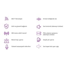 Motorola PIP10 Dect Dijital Bebek Telsizi