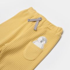 Bibaby Biorganic Penguin Bebek Pantolon 57927 Ekru Gri