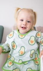 BabyJem Baskılı BLW Kollu Önlük 784 Avokado