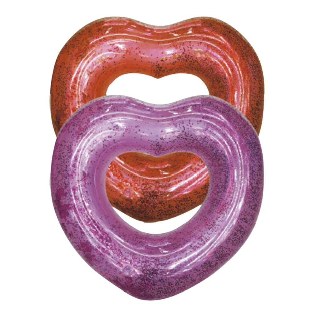 Kalp Desenli Simit - 85 cm -Pembe