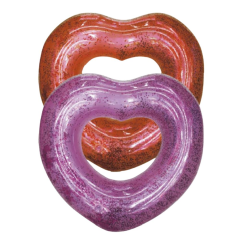 Kalp Desenli Simit - 85 cm -Pembe