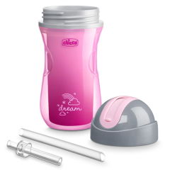 Chicco Isı Yalıtımlı Sport Bardak Pipetli Kız 14 Ay+