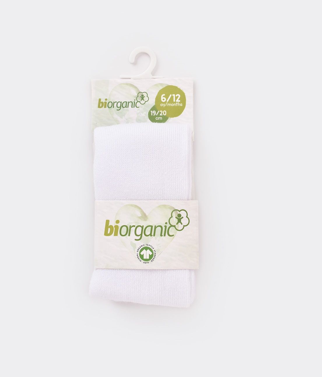 Bibaby Biorganic Basic Külotlu Çorap 68235 Beyaz