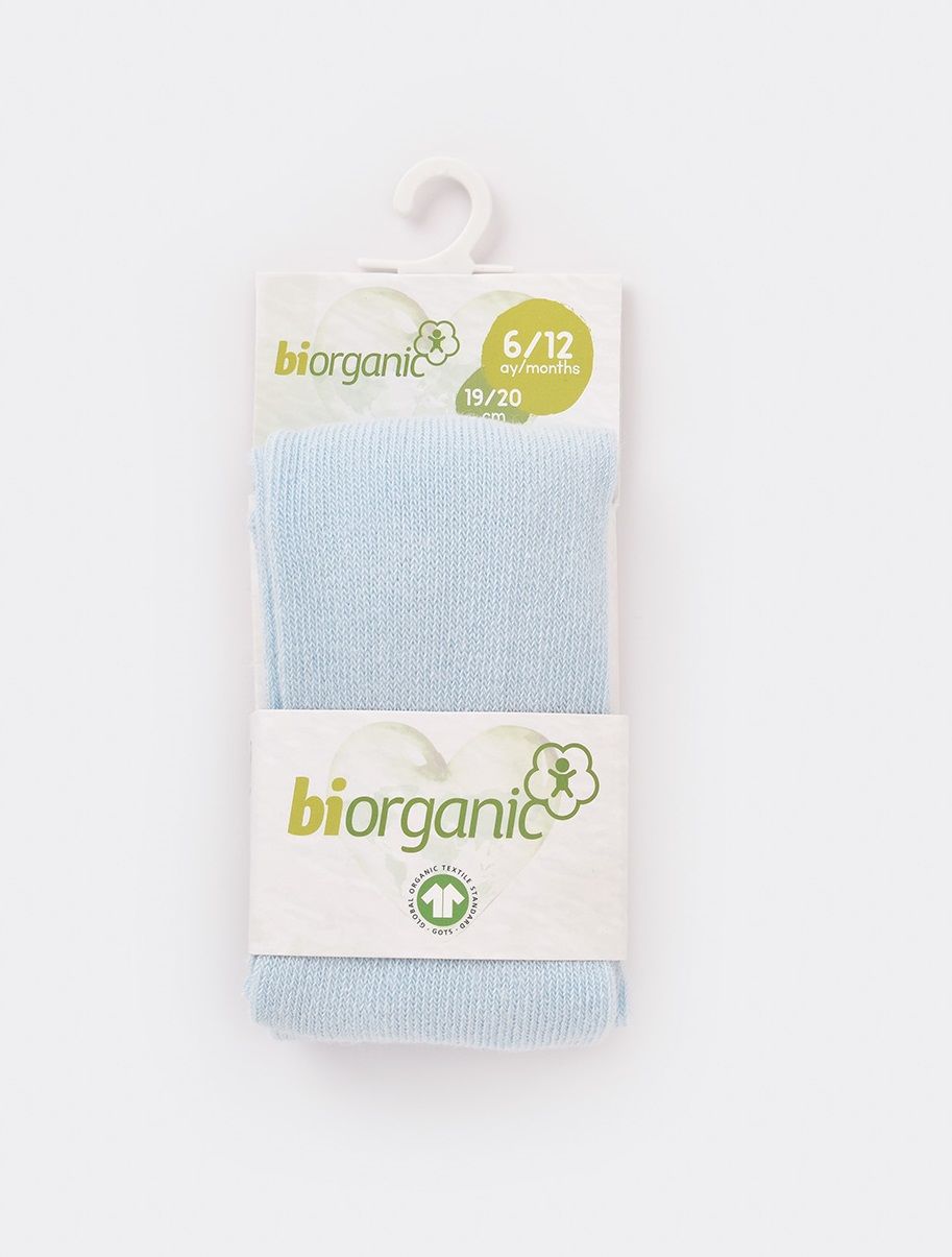 Bibaby Biorganic Basic Külotlu Çorap 68235 Mavi
