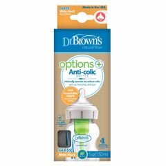 Dr Brown's Geniş Ağız Cam Biberon 150ml (Yeni)