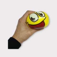 Soft Smile Top Stres Topu Sünger Top 10 cm - Ağzı Çok Açık Gülen