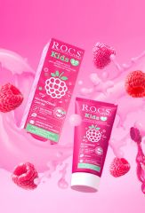 R.O.C.S.Kids Ahududu Smoothie Tadında Florürsüz Diş Macunu 45g