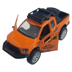 Çek Bırak Metal Arazi Aracı 13 cm - Turuncu