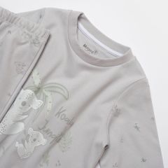 Bibaby Biorganic Koala Jumper Pijama Takım 59778 Gri