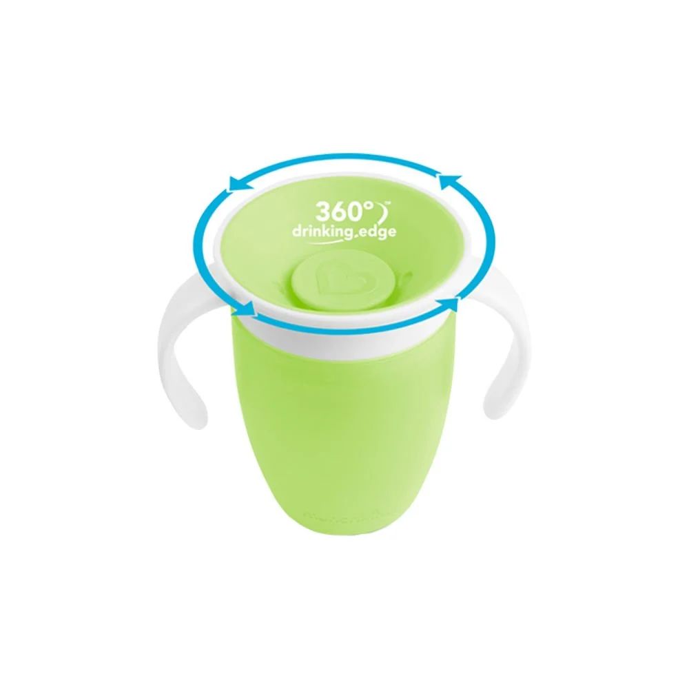 Munchkin Mucize 360° Alıştırma Bardağı 6 Ay+ 207 ml Yeşil