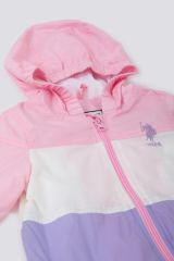 U.S. Polo Kız Bebek Yağmurluk 1182 Pembe