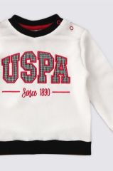 U.S.Polo Kız Bebek 3'Lü Takım USB1726 Krem