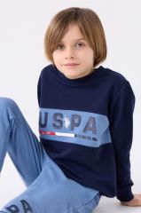 U.S.Polo Erkek Çocuk Eşofman Takımı US1912-4 Cobalt