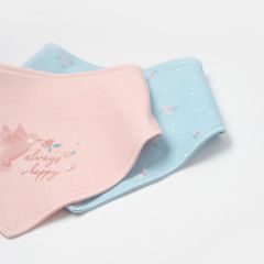 Bibaby Biorganic Always Happy 2'Li Fular 75189 Gül Kurusu Mint