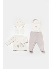 Bibaby Lamb Friends 5'Li Hastane Çıkış Seti 62346 Gri