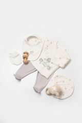 Bibaby Lamb Friends 5'Li Hastane Çıkış Seti 62346 Gri