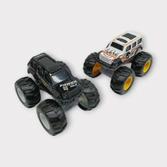 Mini Off-Road Araçlar 2'li - Siyah Beyaz