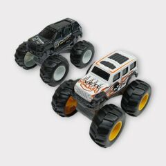 Mini Off-Road Araçlar 2'li - Siyah Beyaz