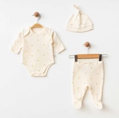 Eslenza Baby 3'Lü Zıbın Takım 0038 Bej