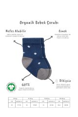 Bistyle 3'Lü Penye Erkek Soket Çorap BS10111 İndigo