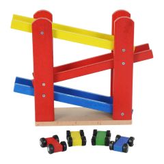 Play Wood Ahşap Otopark 5 Araba İlaveli 382