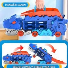Sunman 3in1 Maxx Wheels Dönüşebilen Dinozor Yarış Kamyonu Oyun Seti