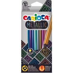 Carioca Metalik Kuru Boya Kalemi 12li