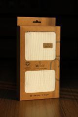 Bistyle Müslin Battaniye 120x120 Cm 70101 Ekru