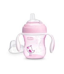 Chicco Yumuşak Uçlu Geçiş Bardağı 4+ Ay Kız 200 ml