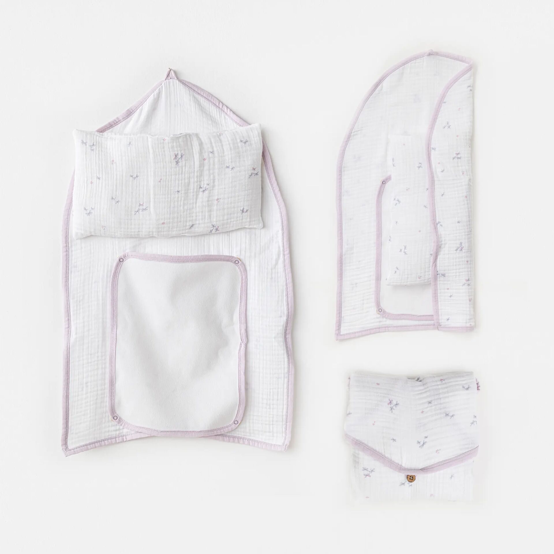 Andywawa AC25583 Magical Butterfly Müslin Alt Açma White