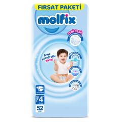 Molfix Bebek Bezi Fırsat Paketi 4+ Beden 9-16 Kg 52 Adet